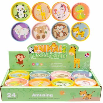 Jogos de Paciência de Animais Alegres em Display (24 un.)
