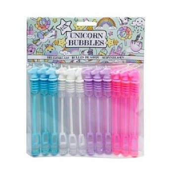 Bolas de sab&atilde;o de unic&oacute;rnio coloridas (1 pack de 12 unid.)