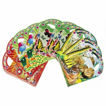 Pequenos Livros de Colorir com Autocolantes Mix (12 unidades)