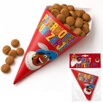 Sacos Cónicos para Doces São Nicolau e Piet (36 un.)