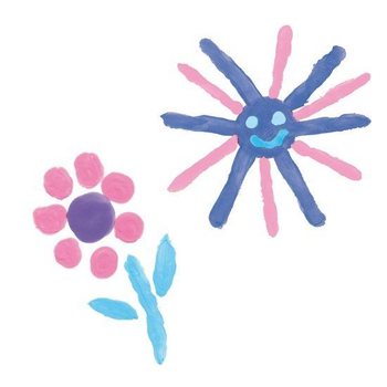 Ses Pintura a Dedos Girly, Set de Pintura 4x150ml (1 un.)