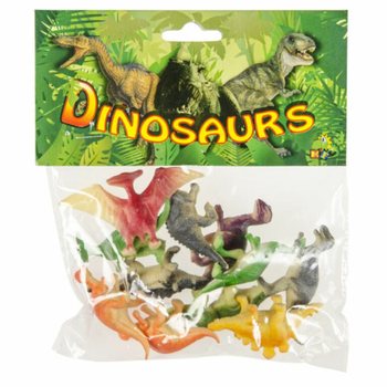 Conjunto de 12 Figuras de Dinossauro em Embalagem (6 pçs.)