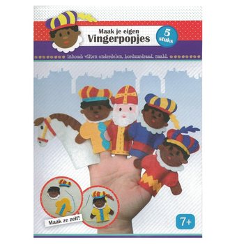 CRIA AS TUAS PRÓPRIAS MARIONETAS DE DEDO DE SÃO NICOLAU (6 sets)