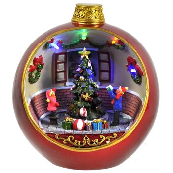 Ornamento de Natal de Luxo com Luz e Som