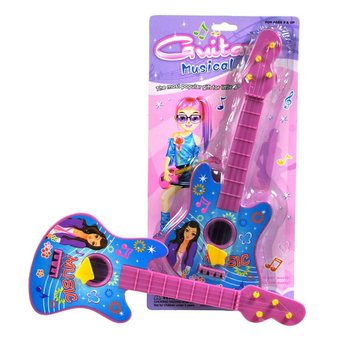 GUITARRA DE BRINQUEDO EM CARTÃO (6 un.)