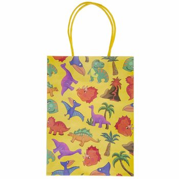 Sacos de Presente em Papel Dinossauro (12 Unidades)