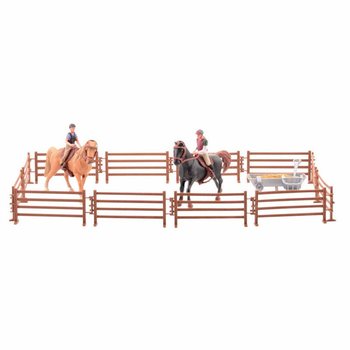 MY LOVELY HORSE - XL - 2x CAVALOS DE BRINQUEDO COM GRANDE EST&Aacute;BULO - EM CAIXA DE OFERTA (1 un.)