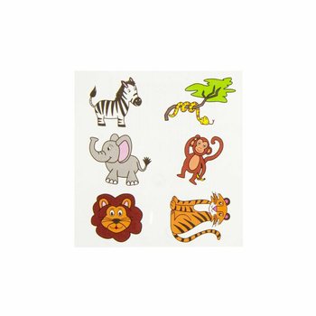 FUN TATTOO&rsquo;S &ndash; MODELO: ANIMAIS DA SELVA (96 uds.)