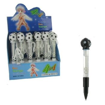 Caneta de Futebol com Bolas de Sabão e Luz (24 un.)