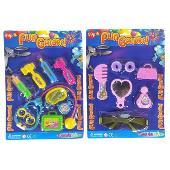 Set de brincar Fun Galore para menina em cart&atilde;o 30cm (12 un.)