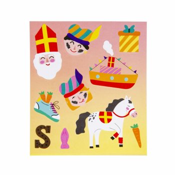 Autocolantes Fun - Modelo: Sinterklaas / S&atilde;o Nicolau (120 unid.)