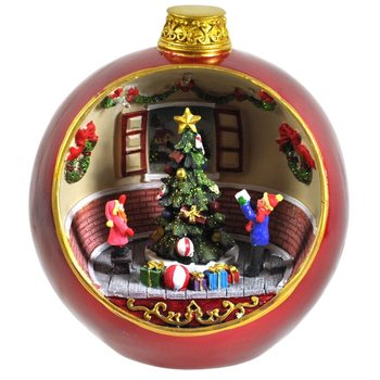 Ornamento de Natal de Luxo com Luz e Som