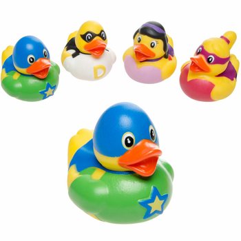 Mix Patos de Banho Super-heróis - 5x5 cm (4 un.)