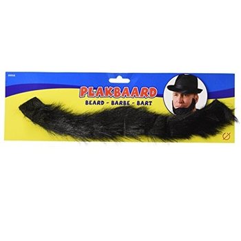 BARBA PRETA ADESIVA PARA FESTAS (12 unid.)