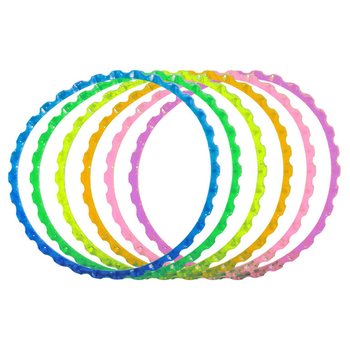 6 Pulseiras Frisadas em Cores Vivas (Pack de 6)