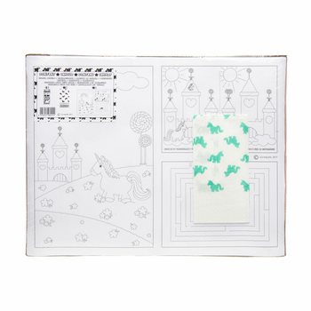 CAIXA COMPLETA HORECA UNIC&Oacute;RNIO - 48x Conjuntos de L&aacute;pis + 100x Desenhos de Colorir + 100x Guardanapos (248 pcs.)