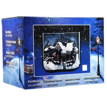 Vila de Natal em Forma de Livro com Ilumina&ccedil;&atilde;o Glow