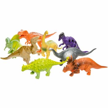 Dinosaur World: Conjunto de 8 Grandes Figuras de Dinossauros