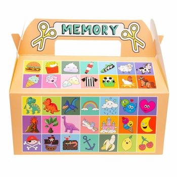 Caixas de Menu Memory Grandes - 22,5 x 12 x 9,5 cm (24 unidades)