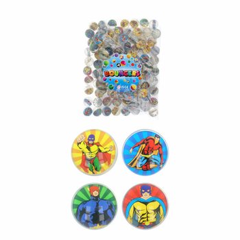Mix Super-Heróis - Bolas Saltitonas Ø3,3 cm (100 un.)