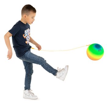 BOLA ARCO-&Iacute;RIS COM CORD&Atilde;O / BOLA BUNGEE &Oslash;23 Cm (36 un)