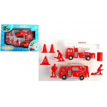 Conjunto de Brincar Bombeiro 9 Peças (3 un.)
