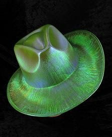 Chapéu de Cowboy com Brilhantes - Verde (6 un.)