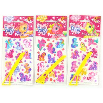 DECALCOMANIAS / AUTOCOLANTES MY LITTLE PONY (24 un.)