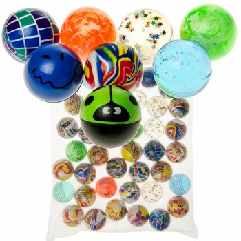 MIX Bolas Saltitonas Ø 4,5 cm (40 un.)