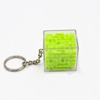 Porta-chaves com jogo de labirinto em cubo (48 un.)