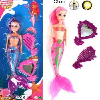Boneca Sereia com Luzes e Acessórios (24 un.)