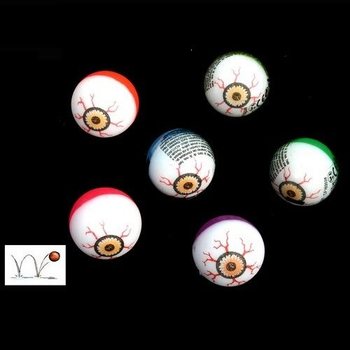BOLAS SALTITONAS COM OLHOS - Ø 3 CM (48 unid.)