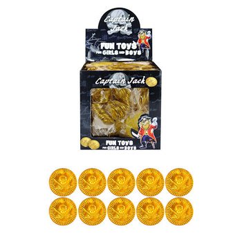 Conjunto de Moedas de Pirata de 12 Peças em Display (84 un.)