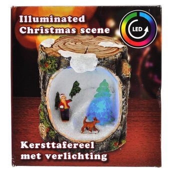 CEN&Aacute;RIO DE NATAL COM ILUMINA&Ccedil;&Atilde;O LED (6 un.)