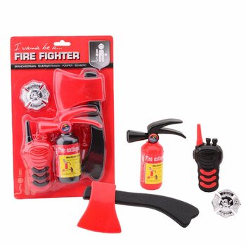 CONJUNTO DE BRINQUEDOS DE BOMBEIRO EM CARTÃO (1 un.)