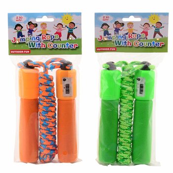 OUTDOOR FUN - CORDA DE SALTAR COM CONTADOR, 2,10 M (6 un.)