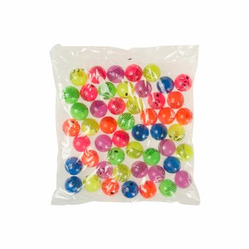 MIX BOLAS SALTITONAS CORES NEON &Oslash; 3,2 cm (50 un)