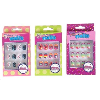 Unhas postiças para crianças (12 unid.)