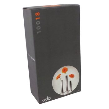 QDO - Jarras em A&ccedil;o Inoxid&aacute;vel para 1 Flor, Conjunto de 3 (1 conj.)