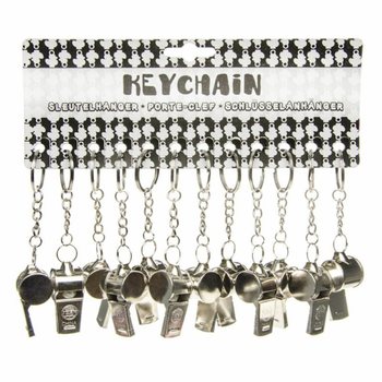 APITO DE METAL COM PORTA-CHAVES (48 un.)