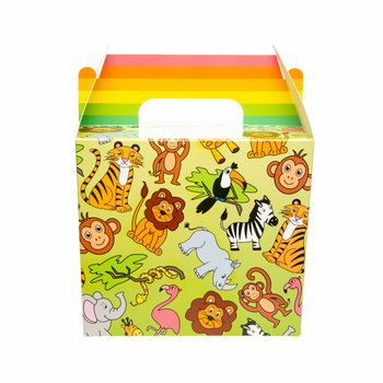 Caixas de Menu / Caixas de Brinde Animais da Selva (12 unidades)