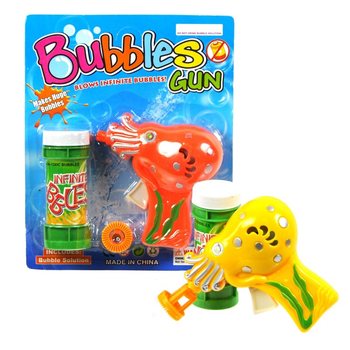 PISTOLA DE BOLHAS DE SABÃO EM CARTÃO (6 un.)