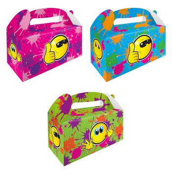 CAIXA DE MENU – SMILEY – 22.5 x 9.5 x 18 cm (12 un.)