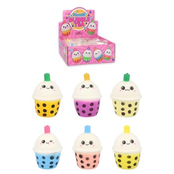 Bubble Tea Squeeze Fidget - Mix de Cores em Display (12 un.)