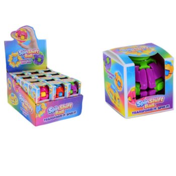 BOLA FIDGET SPINNER SPIN & POP - SPIN SHIFT BALL - EM DISPLAY (24 un.)
