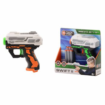 Pistola de Dardos Tack Pro Swift II com 6 Dardos Macios