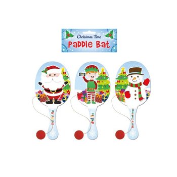 NATAL - JOGO DE RAQUETE COM BOLA E ELÁSTICO (24 un.)
