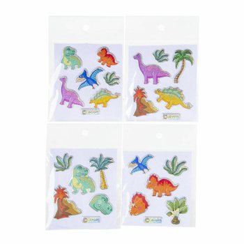 AUTOCOLANTES BRILHANTES - MODELO: DINOSSAURO (100 un.)