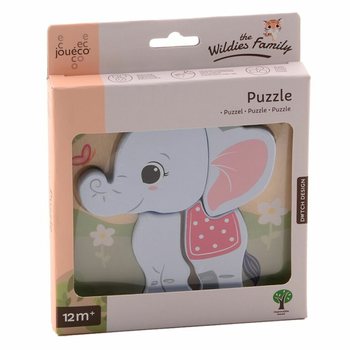 JOUECO - THE WILDIES FAMILY MIX PUZZLES DE MADEIRA - Desde 12 Meses (12 un.)