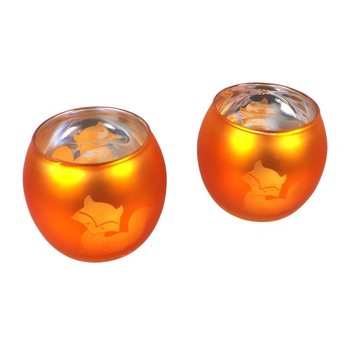 Conjunto de 2 suportes para velas de ch&aacute; raposa (12 conj.)